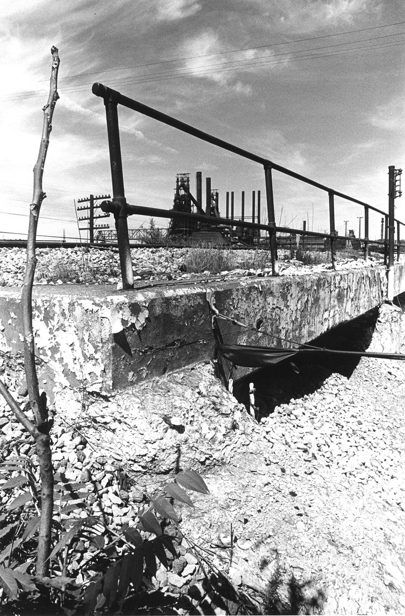 U.S. Steel Corp., Edgar Thompson Works, Braddock, PA, 1985-87, Archival Digital Print, 17” x 22,” 2008